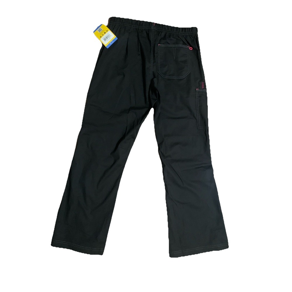 WonderWink Scrubs Pants Bottoms Modern Fit Womens S Petite Nurse Dr Cargo Black - Picture 4 of 9